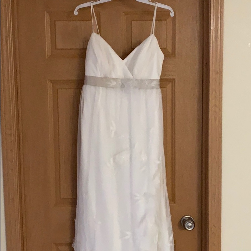 Off white (ivory) wedding dress size 12